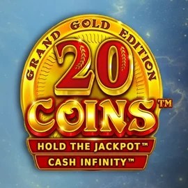 20 Coins Grand Gold Edition online game logo by Wazdan on spacehillscasino.eu