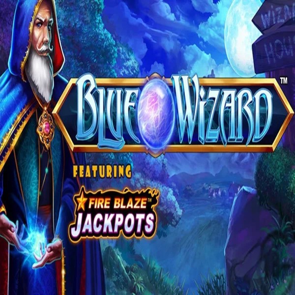 Blue Wizard Fire Blaze Jackpots – slot by Rarestone Gaming, featured at spacehillscasino.eu