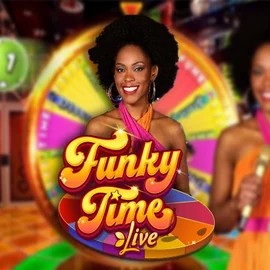 Funky Time game by Evolution – logo hosted on SpaceHills Casino