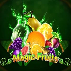 Magic Fruits Deluxe casino game by Wazdan – featured logo at SpaceHills Casino