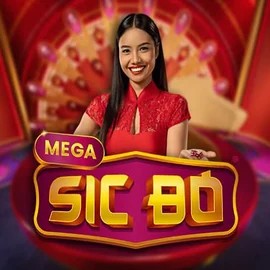 Mega Sic Bo slot logo by Pragmatic Play at SpaceHills Casino