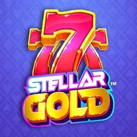 Stellar Gold slot visual from Snowborn Games available on spacehillscasino.eu
