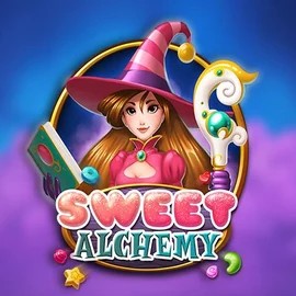 Sweet Alchemy slot logo by Play'n GO at SpaceHills Casino