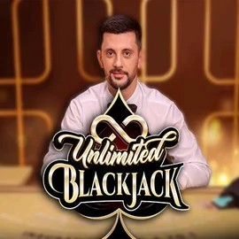 Official Live Casino logo: Unlimited Blackjack by Ezugi at SpaceHills Casino